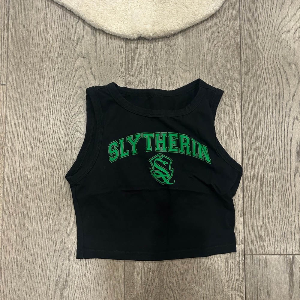 Slytherin Women's Black Tank Top